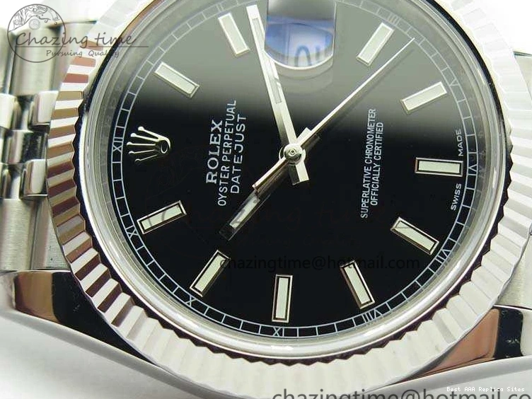 Good Copy Rolex Watches Noob 1:1 Stick Bracelet Black DateJust A Dial SS 228238 Best Jubilee On Edition 3507 Markers Trendy 0120